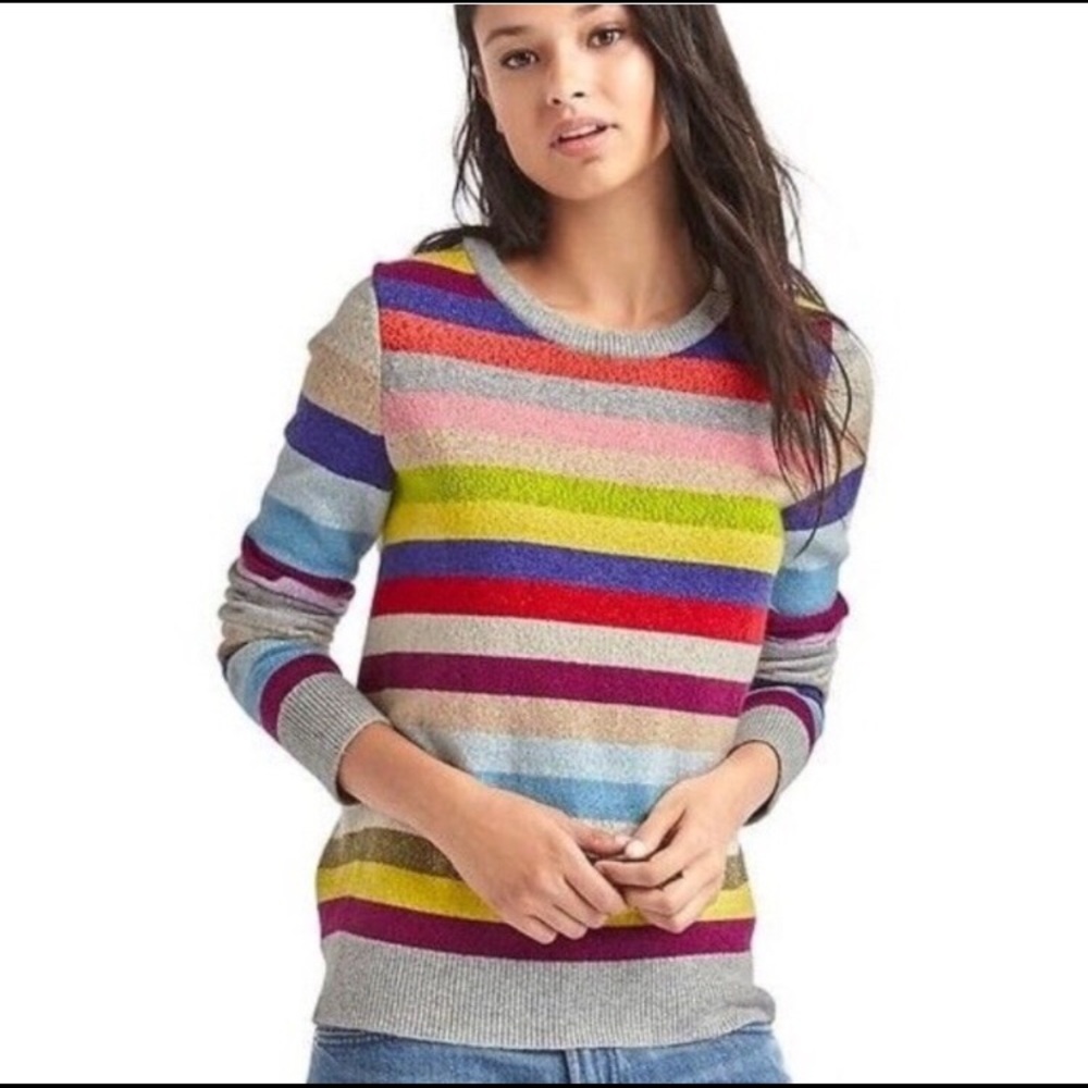 Gap Women’s Crazy Metallic Stripe Shimmer Small